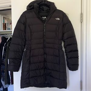 North Face midi puffer jacket